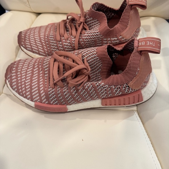 Adidas Pink NMD R1 STLT Primeknit Sneakers - Picture 3 of 6